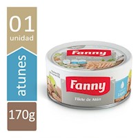 ATUN FILETE EN AGUA FANNY 140 GR