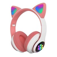 Audífono Bluetooth Gato Con Micrófono