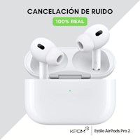 Audífonos estilo Earpods Pro 2, para IPhone, cancelación de ruido, blanco
