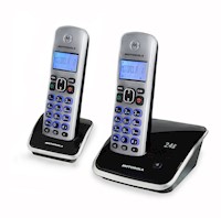 Teléfono Inalambrico AURI3520S Silver + Anexo - 2 2.4Ghz