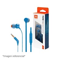 AURICULARES JBL T110 IN-EAR BLUE