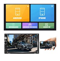 Auto Radio Pantalla Tactil 7 Pulgadas MP4 MP3 USB ML Bluetooth