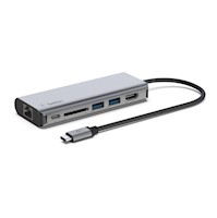 Belkin Adaptador multipuerto 6 en 1 USB-C Docking Plata AVC008BTSGY