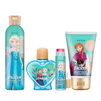 KIT FROZEN Colonia con Shampoo Gel y Barrita Labial