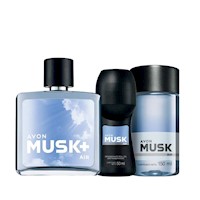 Musk Air Perfume de Hombre con Deo y Refresh Avon