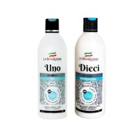 Shampoo Uno Nut Sin Sal + Máscara Cap  Dieci Restauradora La Brasiliana 500 Ml