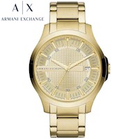 Reloj Armani Exchange Hampton AX2415 Fecha Acero Inoxidable Dorado