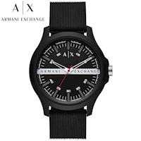 Reloj Armani Exchange Hampton AX2420 para Hombre Correa de Silicona Negro