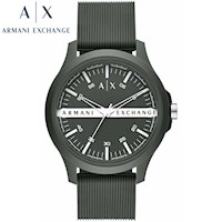 Reloj Armani Exchange Hampton AX2423 para Hombre Correa de Silicona y Dial Gris