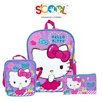 Kit Set Escolar Scool Hello Kitty