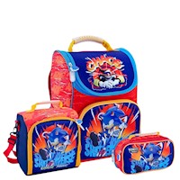 Set Mochila Scool Pick Oficio Magic Sonic