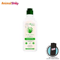 Shampoo Vegano Amazonia Aloe Vera Para Perros Y Gatos 500Ml