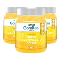 Omega Para Adultos Gomitas Sottcor 100Gr - 03 Unidades