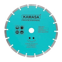 Disco Diamantado Segmentado 9" (230 mm) para Concreto Kamasa KM563