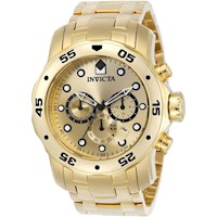 Invicta 0074 reloj Pro Diver Chronograph para hombre | Oro