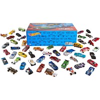 Hot Wheels Carros y Camiones 50-Pack set de 50 autos a escala 1:64