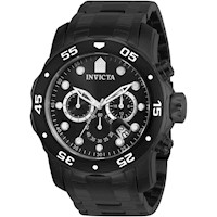 Invicta 0076 reloj Pro Diver Chronograph para hombre | Negro