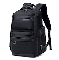 Mochila Hombre Arctic Hunter 0682 Viaje Laptop Negro