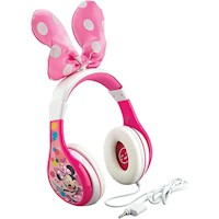 eKids Minnie Mouse auriculares infantiles con cable para colegio y viaje
