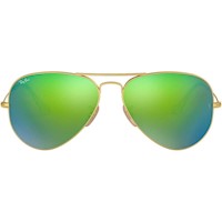 Ray-Ban RB3025 Classic Aviator Espejo Gafas de sol | Gold / Grey Green I
