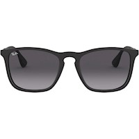 Ray-Ban RB4187 Chris Gafas de sol para hombre | Rubber Black / Light Grey Dark Grey