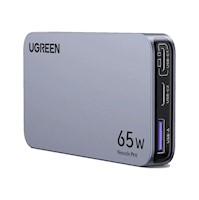 CARGADOR UGREEN X753 ULTRAFINO PARA NEXODE PRO 65W Y 3 PUERTOS GAN