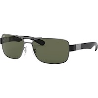 Ray-Ban RB3522 Gafas de sol para hombre | Gunmetal / Green I