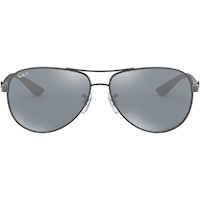 Ray-Ban RB8313 Gafas de sol para hombre | Gunmetal / Blue Mirror Silver