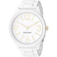 Nine West NW/1678 reloj femenino con pulsera rubberized