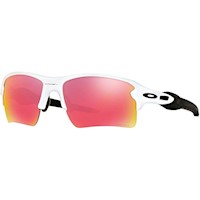 Oakley Flak 2.0 XL OO9188 Gafas de Sol para Hombre | Polished White / Prizm Field