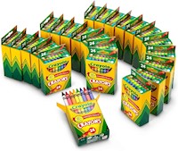 CRAYOLA, CRAYONES, 24 UNIDADES, VARIADOS