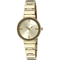 Anne Klein AK/2434EMGB reloj con diamante verdadero y pulsera para mujer