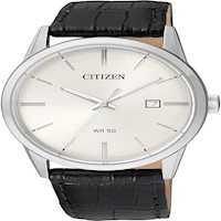 Citizen BI5000-01A reloj cuarzo cuero negro para hombre | Negro