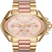 MICHAEL KORS Reloj Bradshaw Reloj cronógrafo de acero inoxidable de 43 mm | Oro