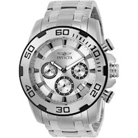 Reloj Invicta Pro Diver para hombre analógico cierre plegable | Plateado
