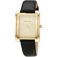 Anne Klein AK/2707TTTN reloj para dama con correa de piel