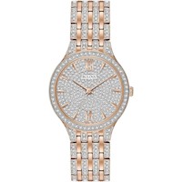 Bulova reloj Crystal Phantom mujer cuarzo dos agujas cristales pavé | Plata