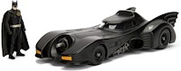 DC COMIC 1989 BATMOBILE CON 2.75' BATMAN METALS VEHÍCULO FUNDIDO