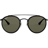 Ray-Ban RB3647N Gafas de sol doble puente | Black / Green