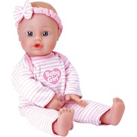 ADORA Sweet Baby muñeca bebé 11"/28 cm | Rayas rosas y blancas