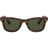 Ray-Ban RB4340 Wayfarer Ease Gafas de sol cuadradas | Light Havana / Green