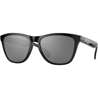 Oakley Frogskins OO9245 Gafas de Sol para Hombre | Polished Black / Prizm Black
