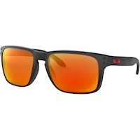 Oakley Holbrook XL OO9417 Gafas de Sol para Hombre | Matte Black / Prizm Ruby
