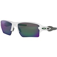 Oakley Flak 2.0 XL OO9188 Gafas de Sol para Hombre | Polished White / Prizm Jade