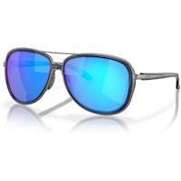 Oakley Split Time OO4129 Aviator Gafas de Sol para Mujer | Navy / Prizm Sapphire Iridium Polarized