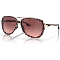 Oakley Split Time OO4129 Aviator Gafas de Sol para Mujer | Crystal Raspberry / G40 Black Gradient