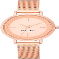 Nine West NW/2146RGRG reloj femenino con correa de malla