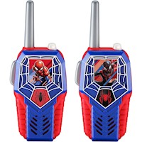 eKids Spiderman walkie talkies luminosos infantiles para interiores y exteriores