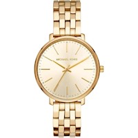 MICHAEL KORS Reloj de acero inoxidable para mujer con correa de acero | Oro