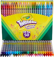 CRAYOLA JUEGO DE LÁPICES DE COLORES TWISTABLES (50 QUILATES),